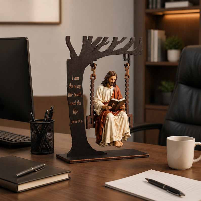 đLast Day 49% OFF - Christian Jesus Swing Ornament