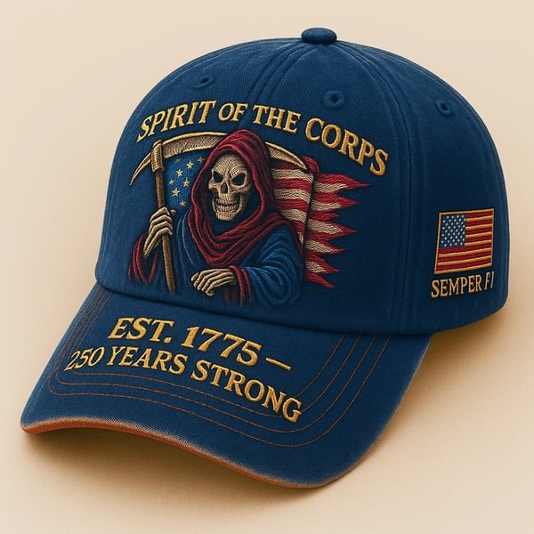 š¦
āForged in Fireā ā USMC 250th Anniversary Cap