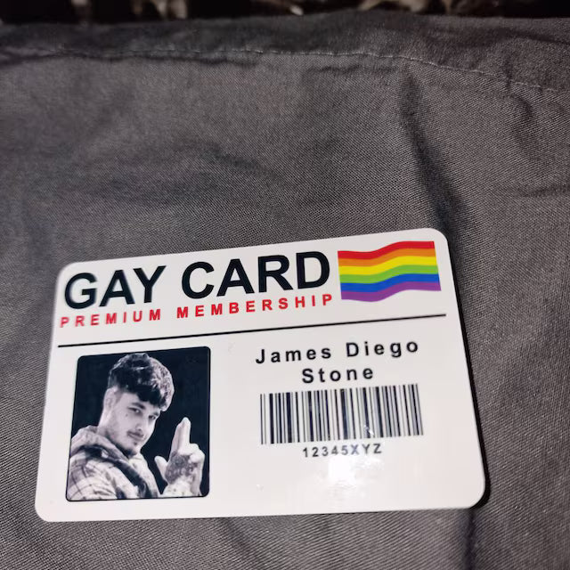 Personalised GAY CARD - Funny Gift