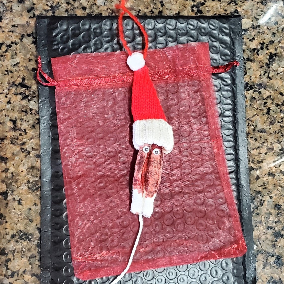 Give Her A Bloody Tampon Gross Prank Gifts Christmas Ornament