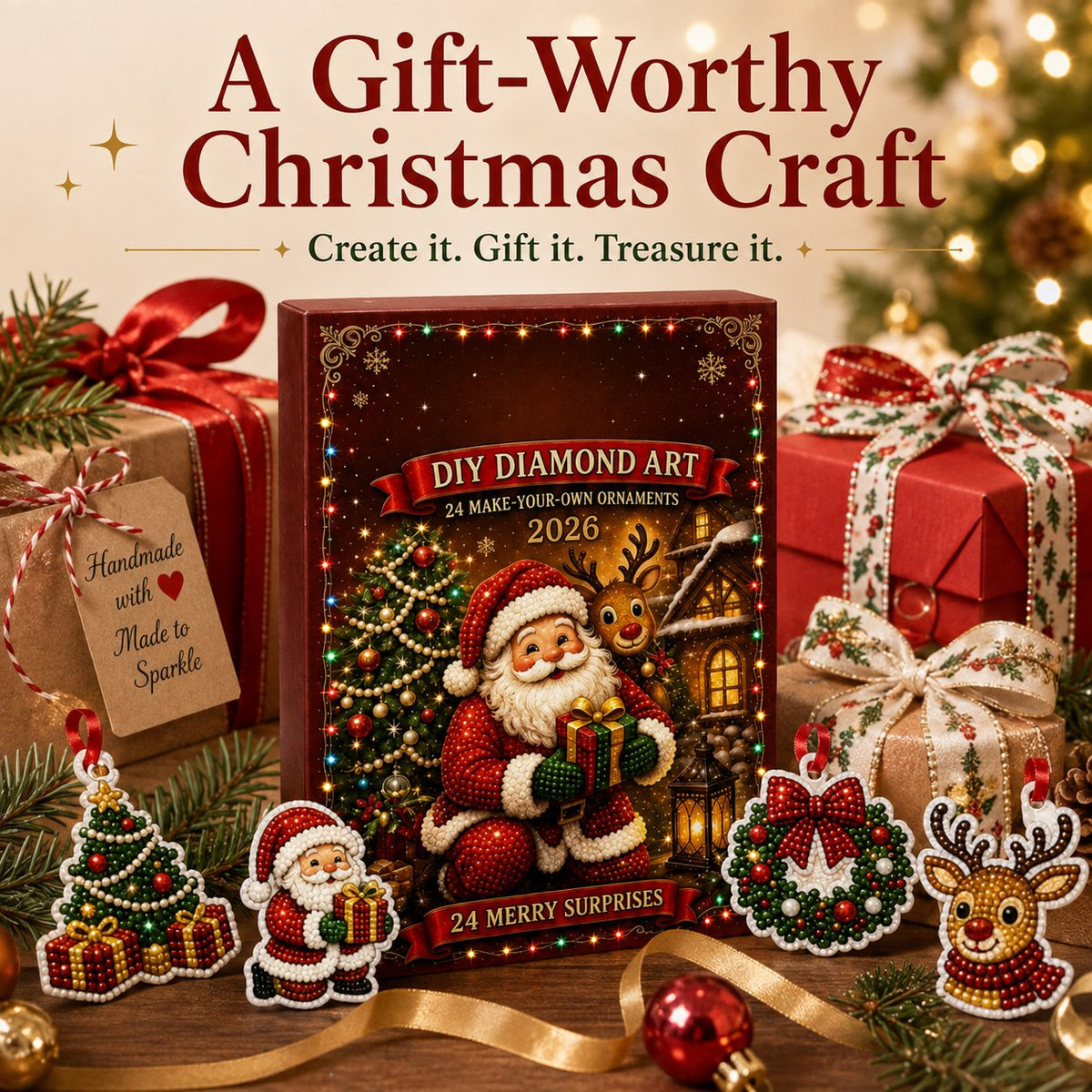 ๐ฅLast Day 50% OFF - ๐๐
24 Christmas Ornaments To Make & Hang