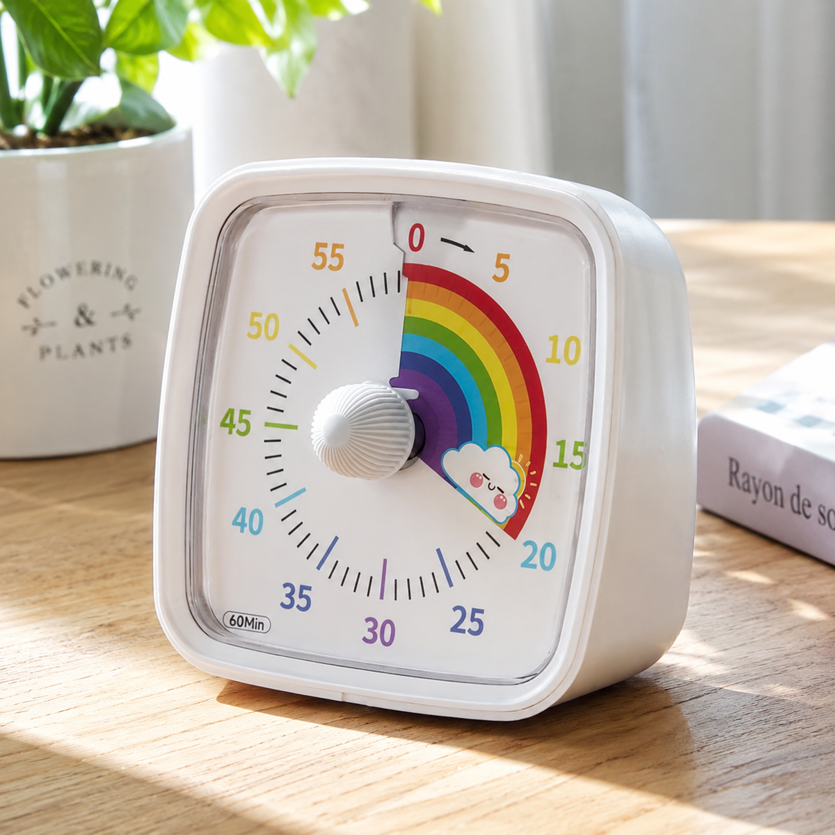 ⏰Limited 50% Discount!Cute Cartoon Visual Timer For Kids Time Management
