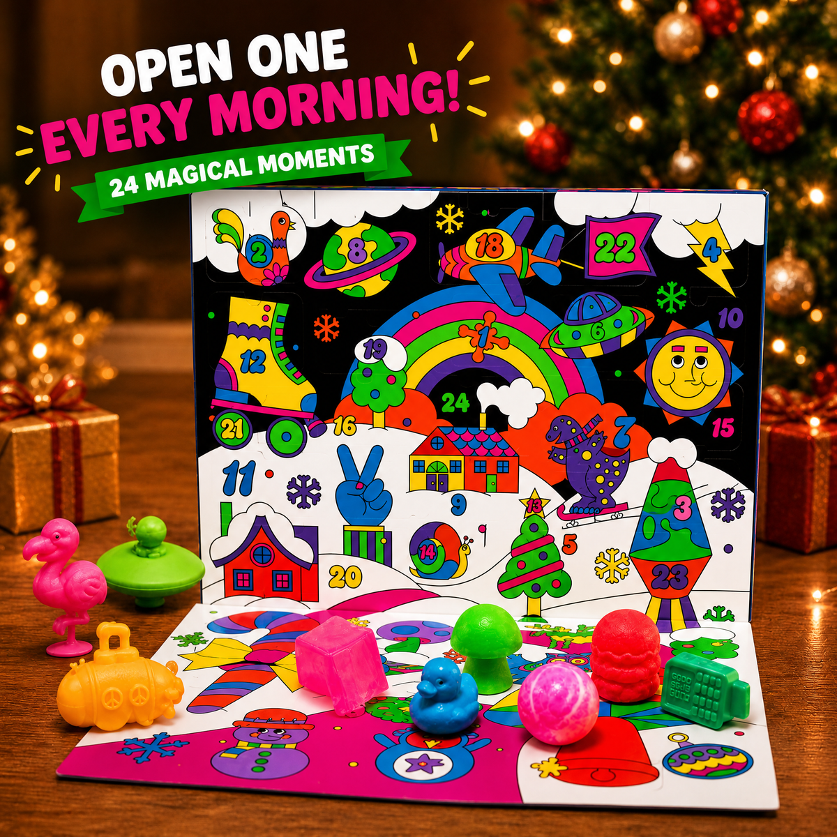 ๐ 24-Day Squishy Advent Calendar โ A New Surprise Every Day ๐