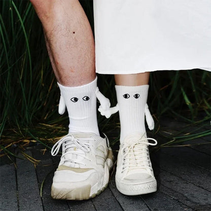 🔥 Hand In Hand Magnetic Holding Hands Socks 💕