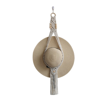☀Handmade Linen Decorative Boho Hat Rack For Wall Hanging🌈