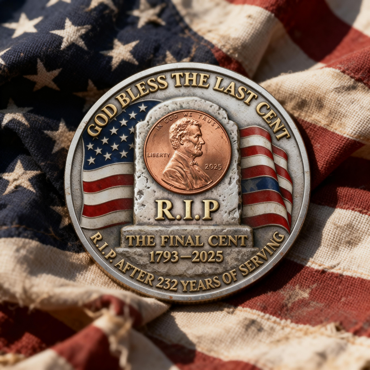 The Last Cent Commemorative Coin