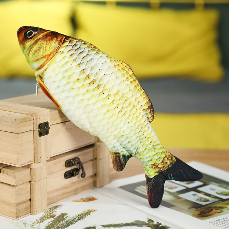 🐟🐠🐬 Electric Moving Fish Interactive Plush Toys