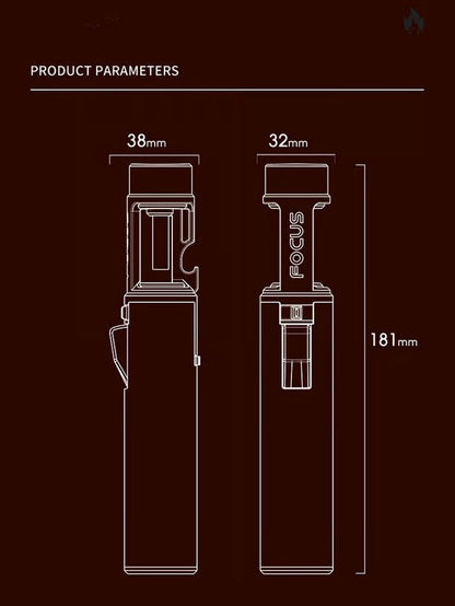Airbrush Windproof Lighter