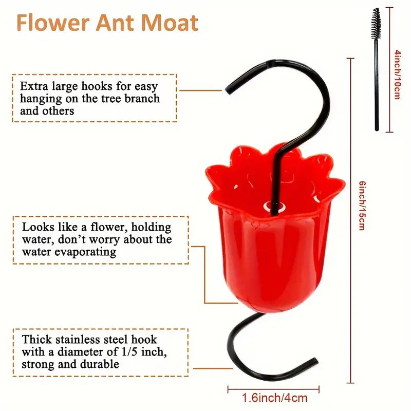 4pcs Ant Guard For Hummingbird Feeder Set