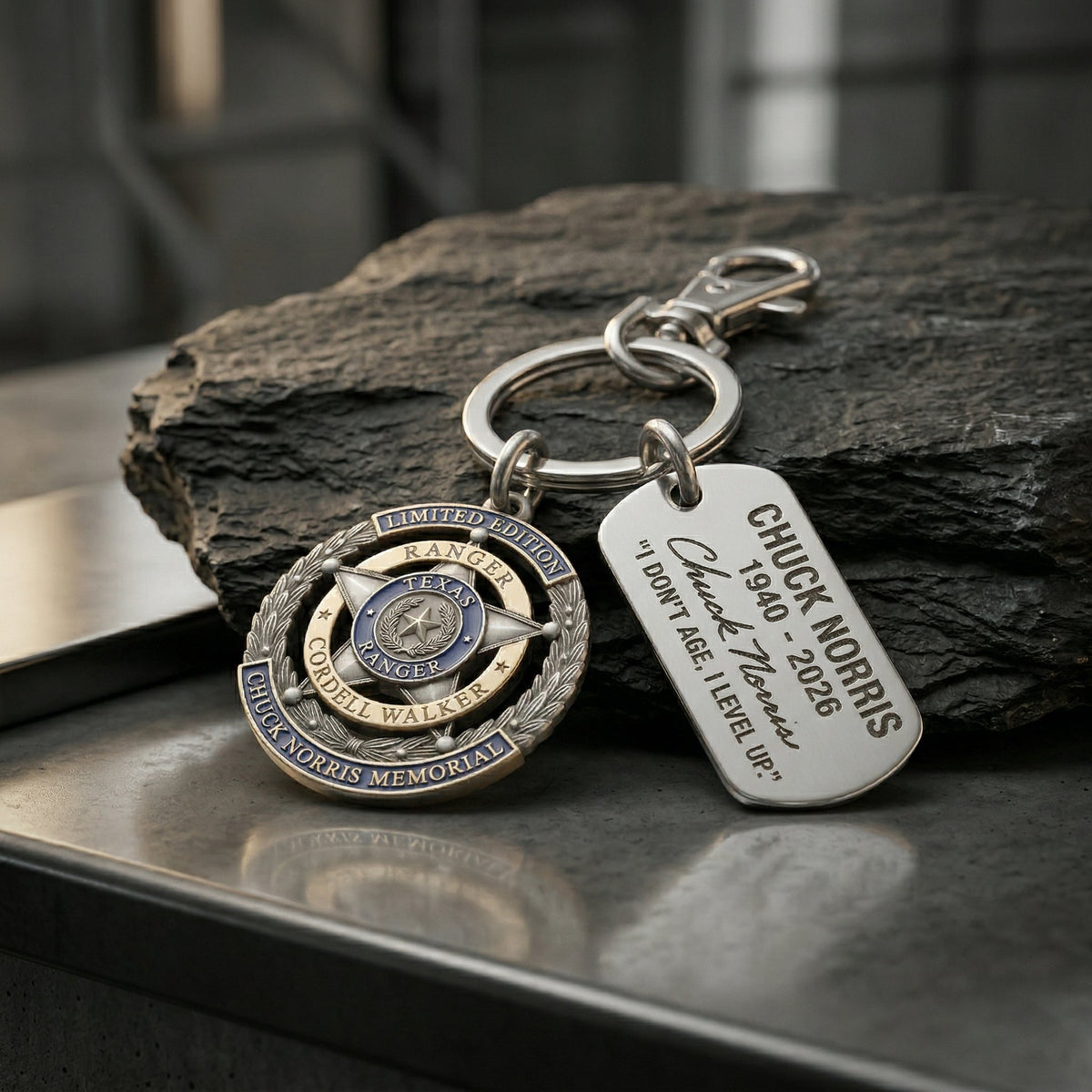 Chuck Norris Memorial Limited Edition Keychain