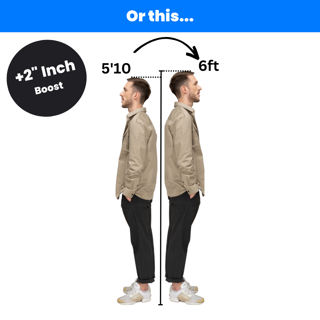 HeightBoost™ 2.0 | Instant Confidence Boost