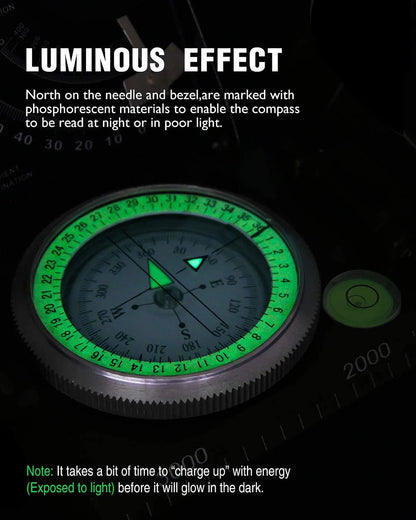 Multifunctional Aiming Navigation Compass with Inclinometer