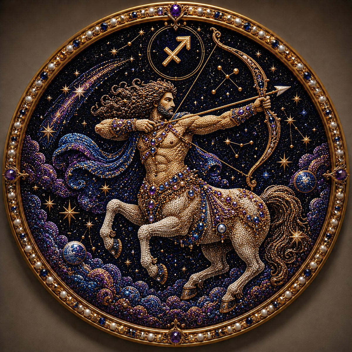 ♈12 Zodiac Signs Pearl Art Kit 🌙Buy 2+ Get Free Shipping