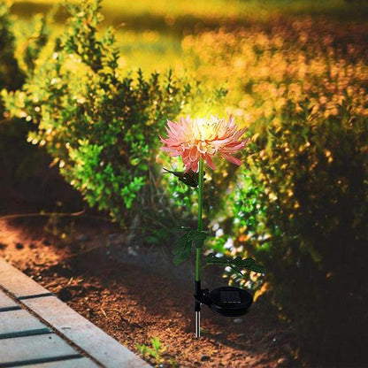 (🔥SUMMER HOT SALE NOW 49% OFF) - Chrysanthemum Solar Garden Stake