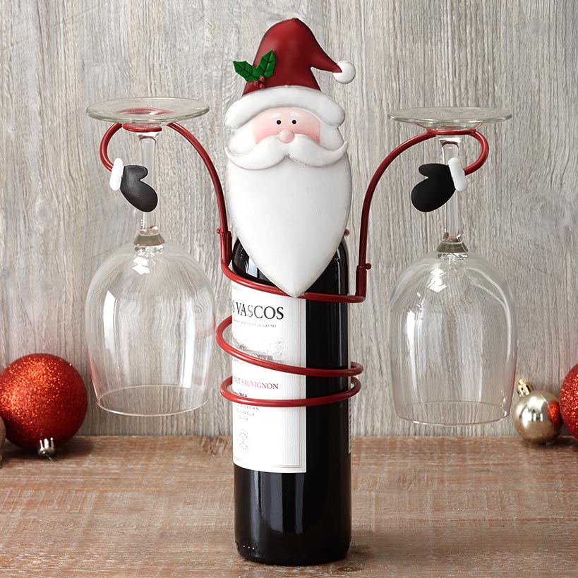 🎅Christmas Wine Bottle & Glass Holders🥂