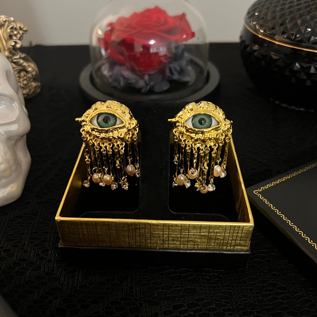 Rare Eyeball Tassel Earrings