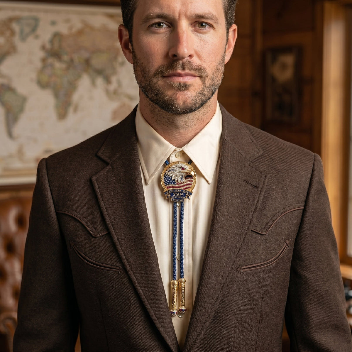 🦅 USA 250th Anniversary Eagle Bolo Tie