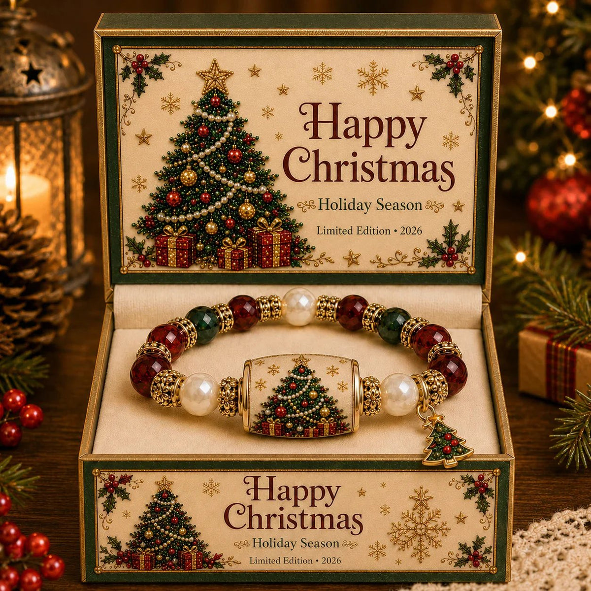💥🎄🎄 Last Day Big Sale – 🎄 Christmas Magic Collection Bracelet — Limited Edition
