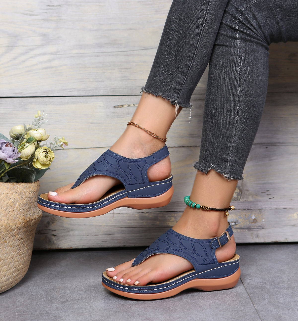 🔥🔥HOT SALE-49% OFF-Roman Style Buckle Women's Sandals👡
