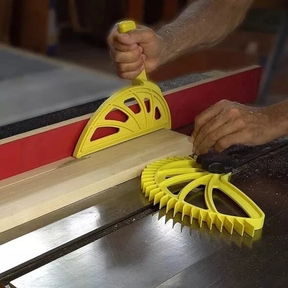 Premium Featherboard & Push Block For Table Saws, Router Tables, and Band Saws