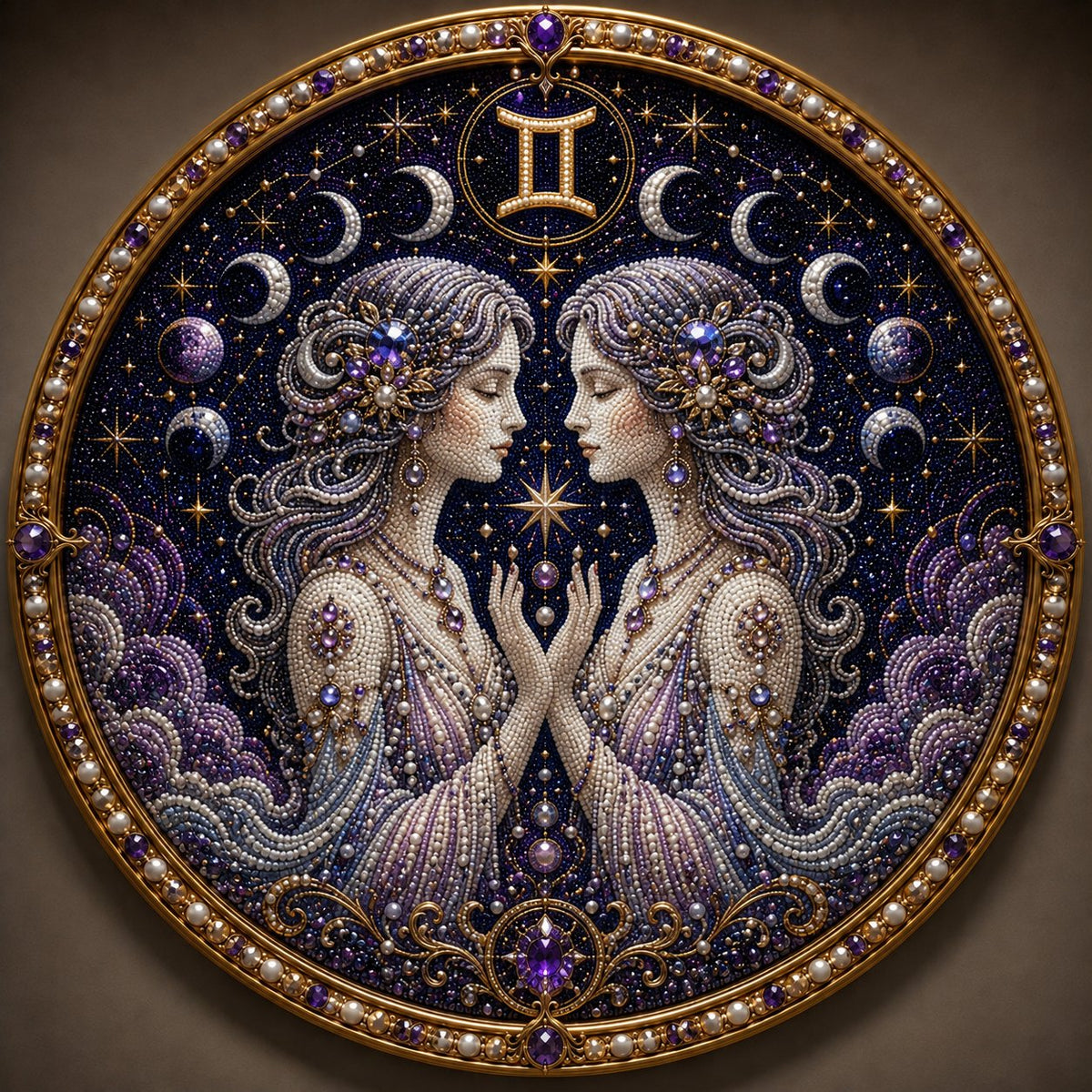 ♈12 Zodiac Signs Pearl Art Kit 🌙Buy 2+ Get Free Shipping