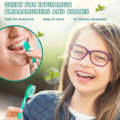 5-in-1 Disposable Travel Toothbrush