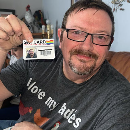 Personalised GAY CARD - Funny Gift