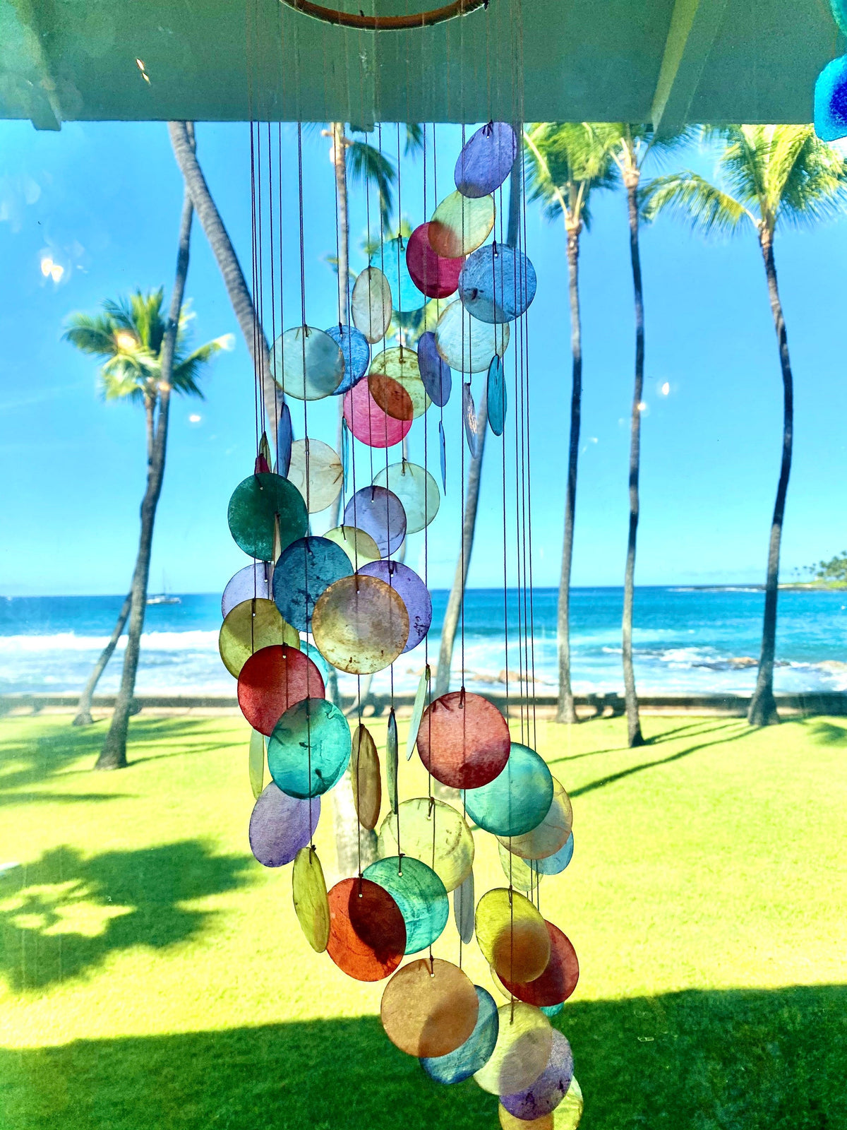 🔥🔥Last Day 49% OFF - 🌈New Capiz Shell Spiral Wind Chime