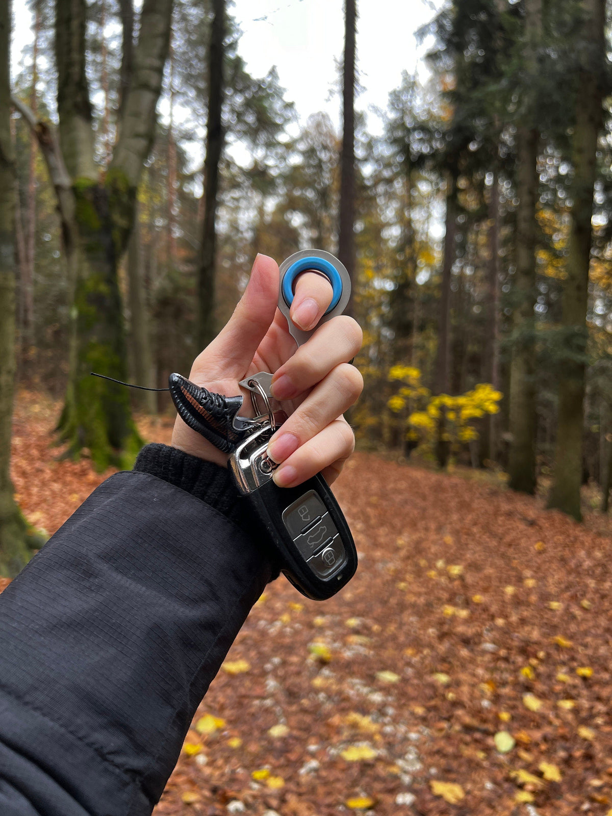 🤣Funny Metal Keychain Fidget Spinner