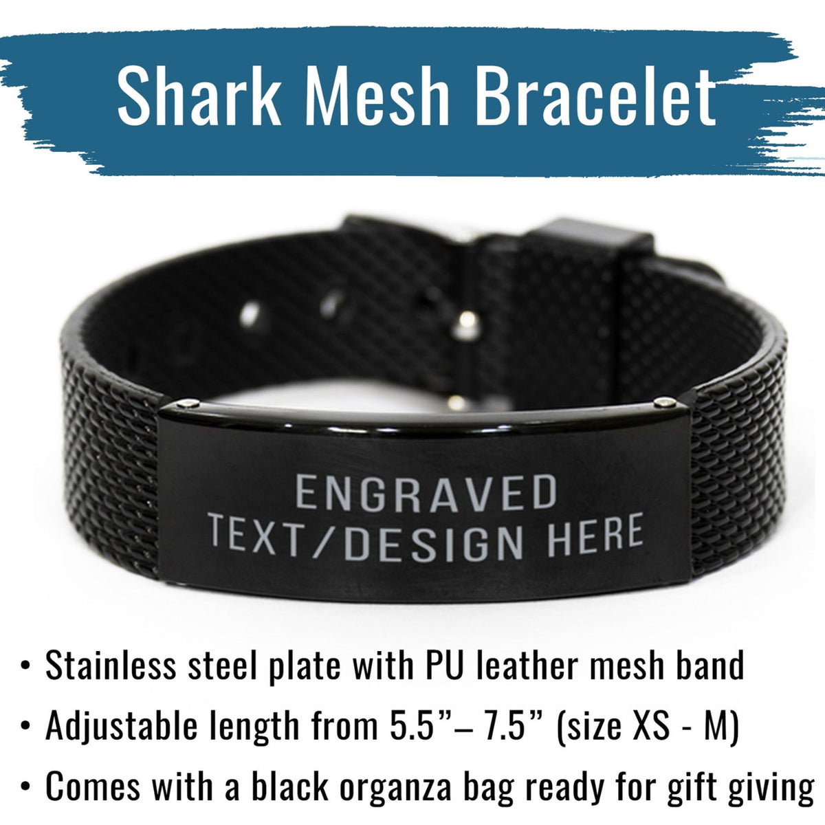 ❤"I Will Carry You With Me"- Personalized Engraved Memorial Bracelet