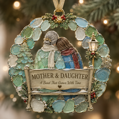 🎄 Sea Glass Family Ornament Collection