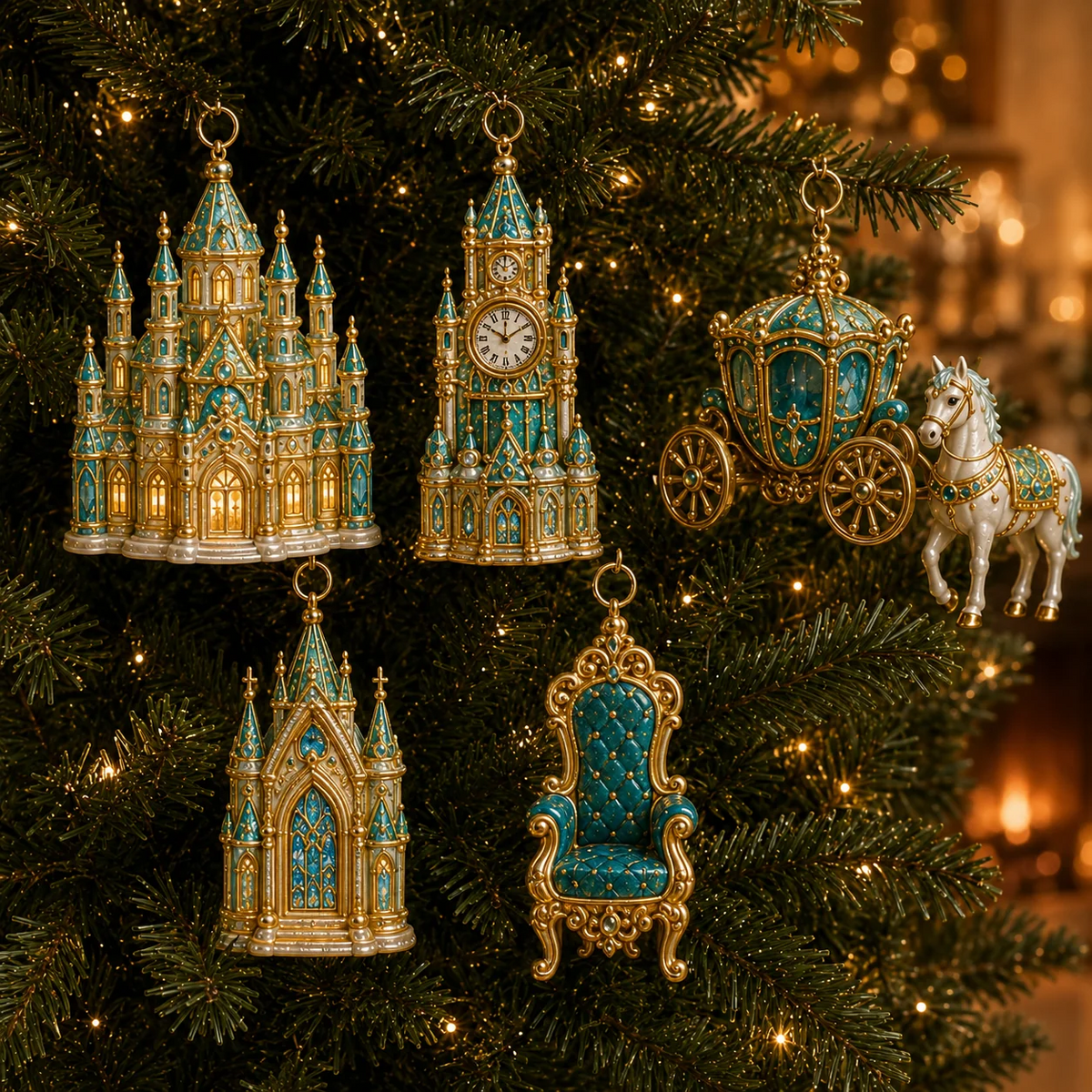 🎉🎄 Limited Edition!🔥🌟2026 Royal Christmas Palace Luxury Countdown Gift Set