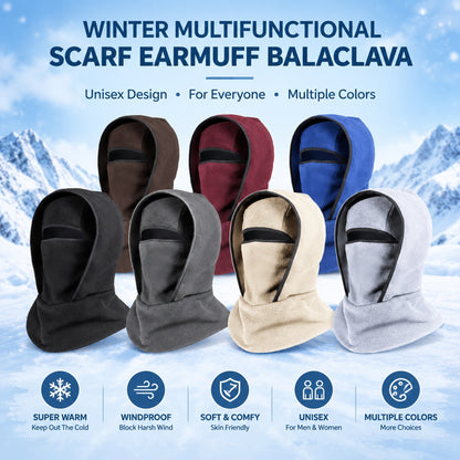 ⏳LAST DAY SALE 50% OFF!!❄️Winter All-In-One Scarf Ear Cover Warm Balaclava