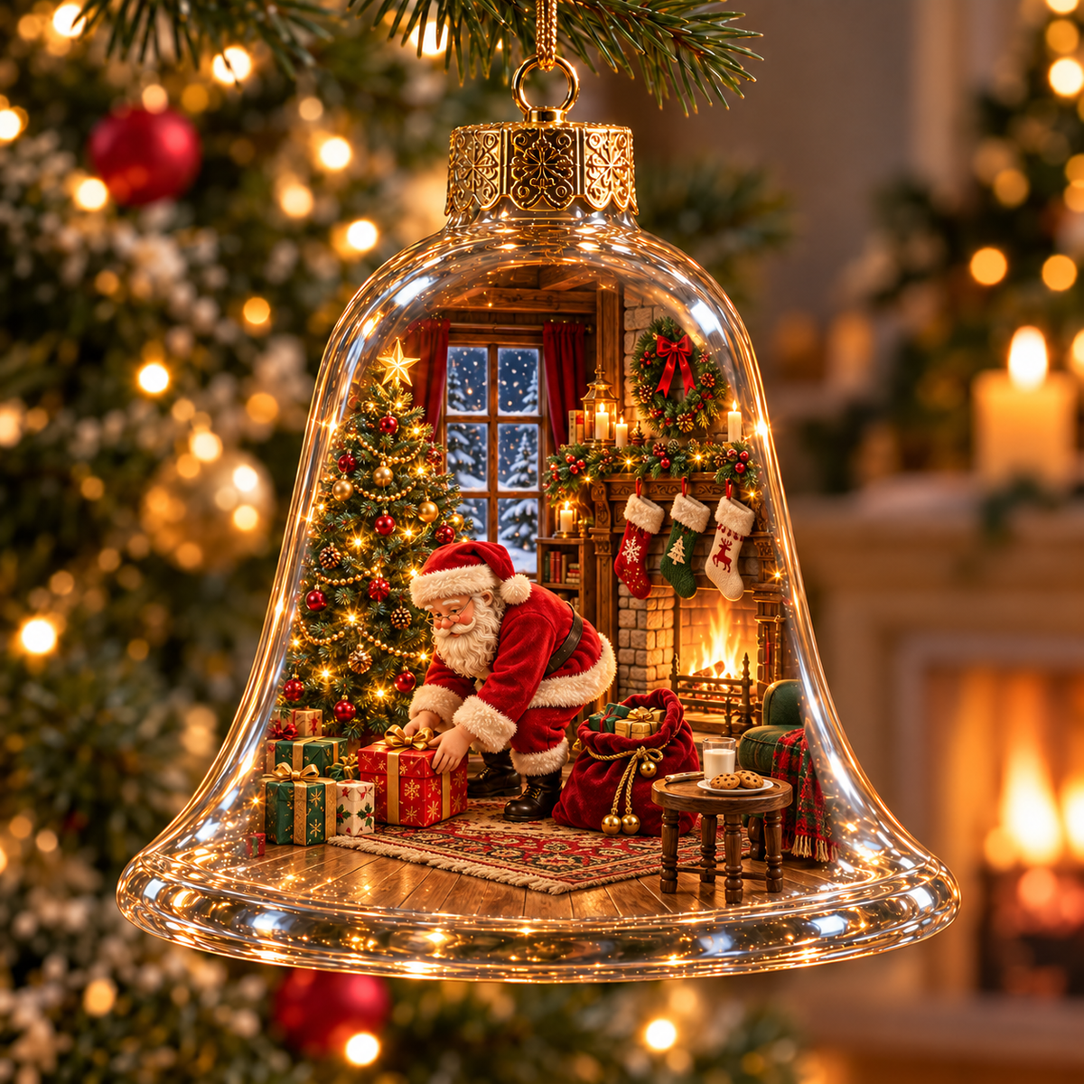 🎁2026 Christmas Wonderland Bell Ornaments.