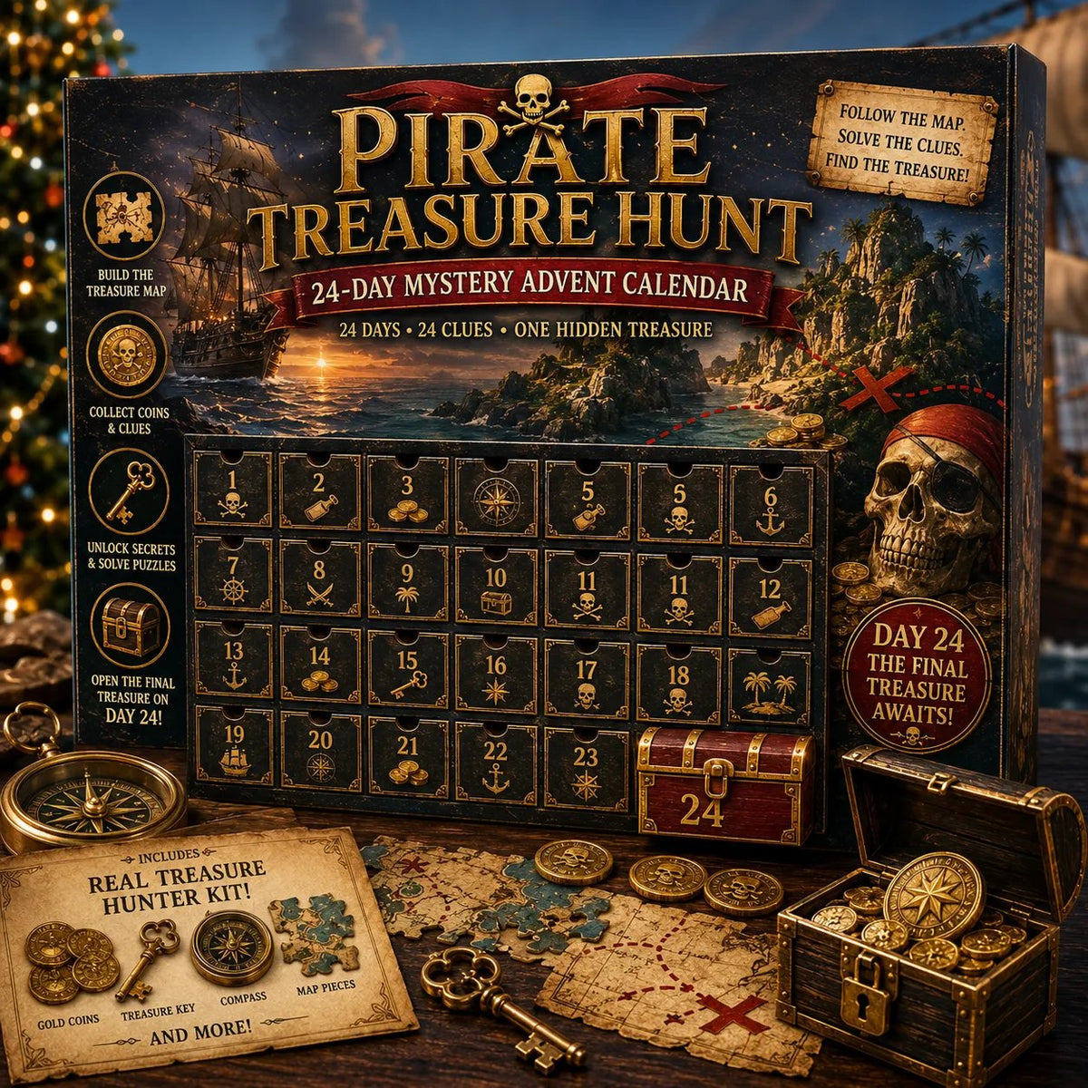 ⏳ Last Day 50% OFF – 🎁✨24-Day Mystery Adventure Advent Calendar Collection